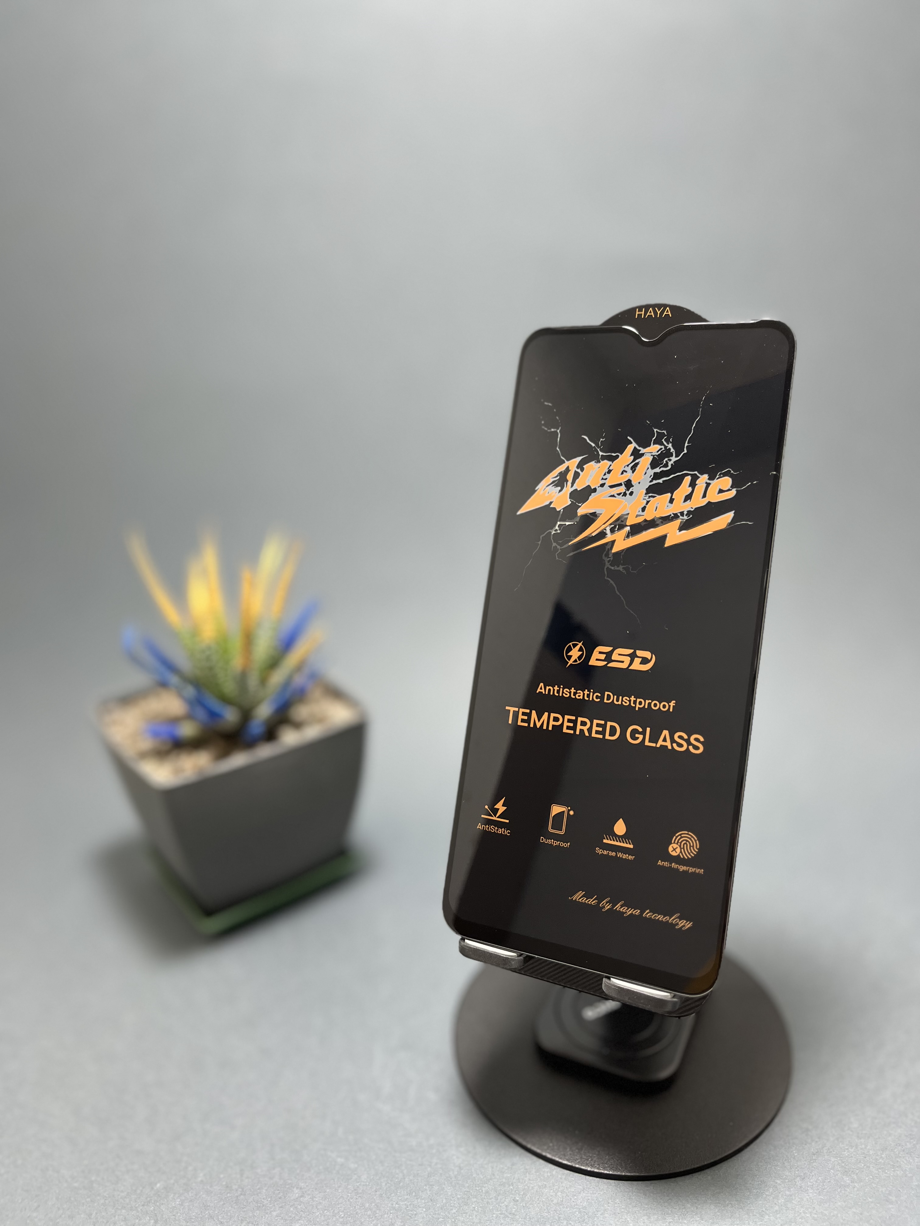 گلس گوشی سامسونگ HAYA آنتی استاتیک برای Galaxy A12 / A02 / A02S / A03 / A03S / A13 4G / A03 Core / A04  / A04S / A04E / A23 / A32 5G / M02 / M02S / M12 / M13 4G / M13 5G / M23 / M32 5G / M33 / M04 / F04 / F12 / F13 / F02S / F23