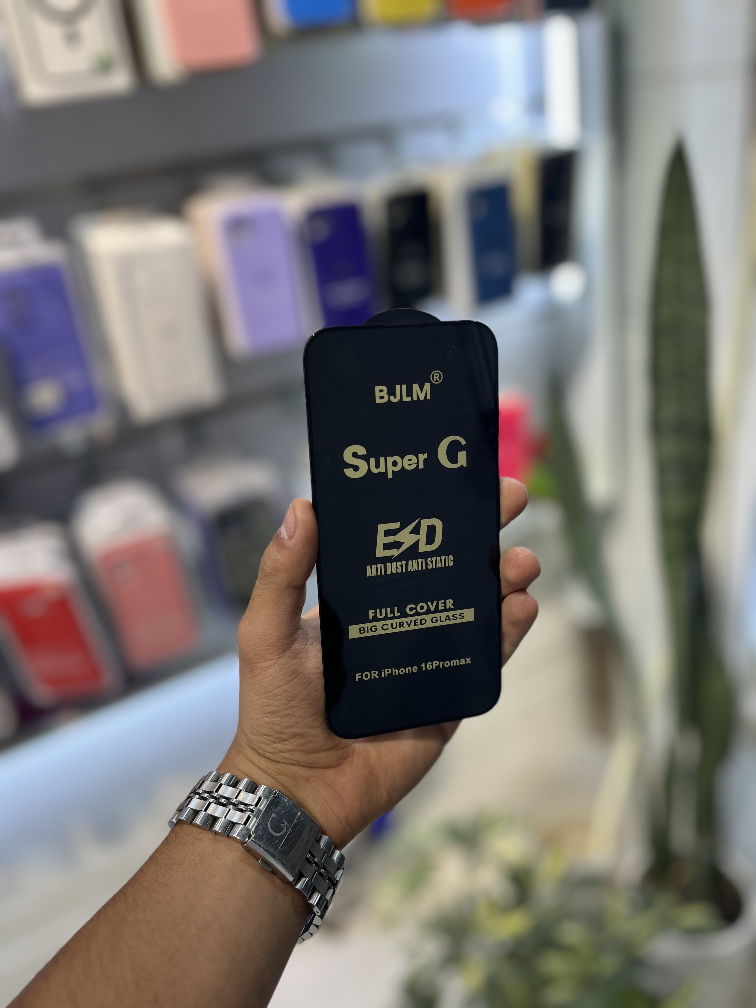 گلس آیفون iPhone 16 ProMax فول کاور سوپر G