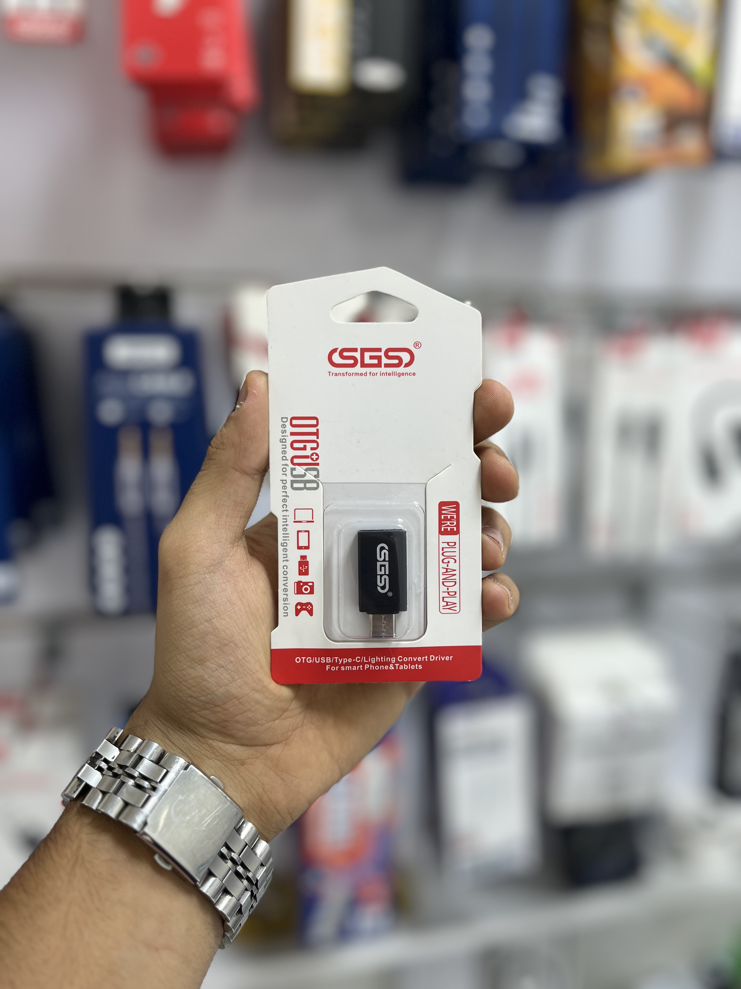 تبدیل USB به Type C برند SGS
