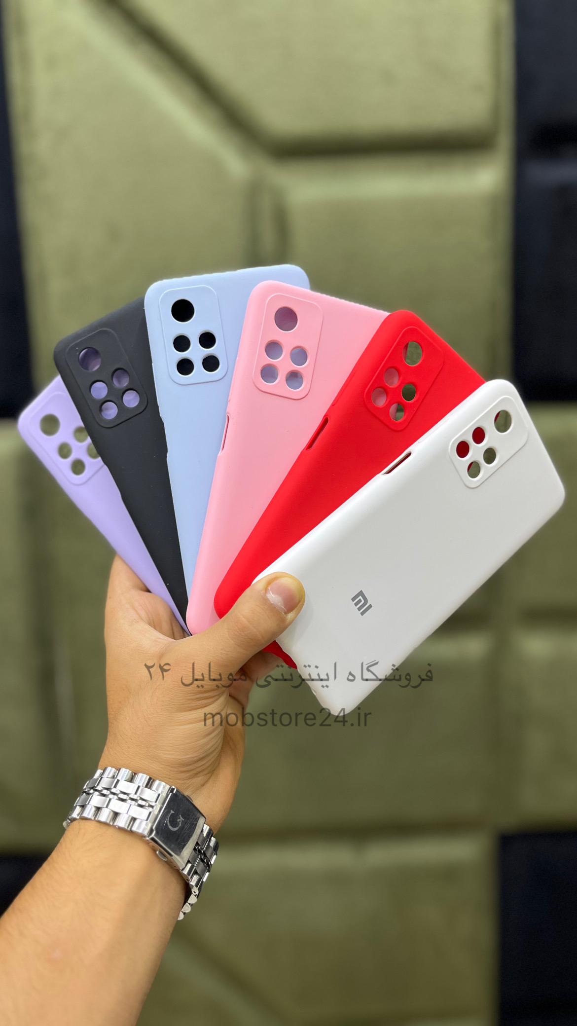 قاب گوشی شیائومی Poco M4 Pro 5G سیلیکونی پاک کنی اورجینال (داخل مخمل)