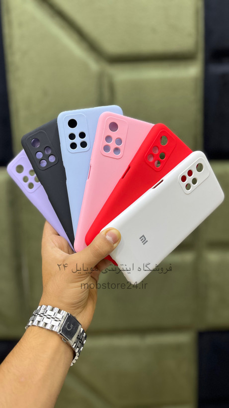 قاب گوشی شیائومی Poco M4 Pro 5G سیلیکونی پاک کنی اورجینال (داخل مخمل)